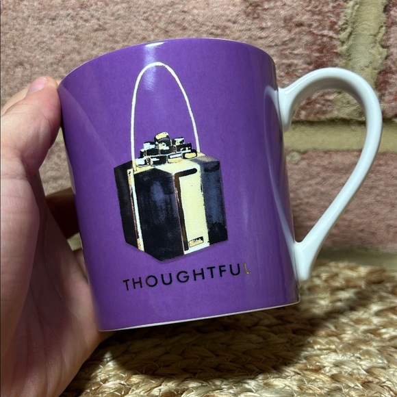 kate spade Other - Lenox Kate Spade Things We Love Thoughtful 10 Oz Coffee Tea Mug Purple